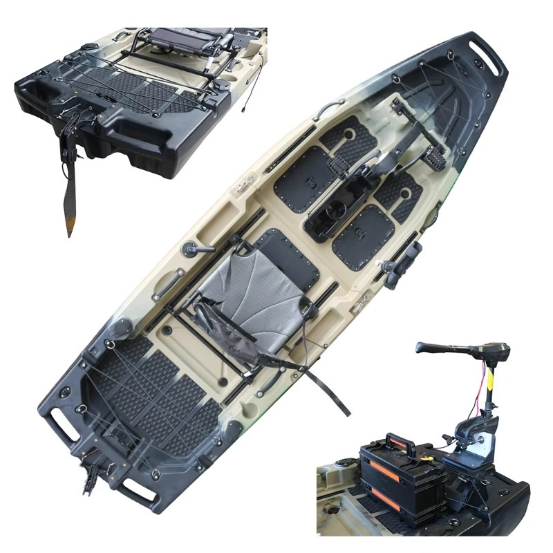 Fishing Kayak Pedal Drive - Kayak da Pesca Motorizzato Monoposto in
