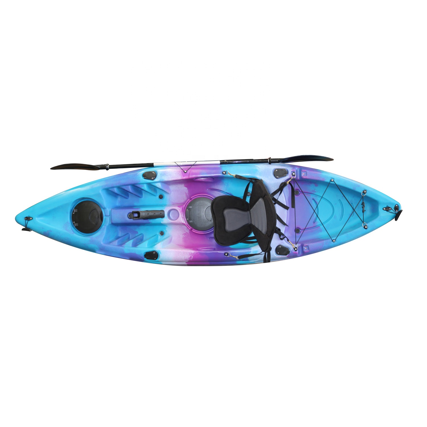 Fishing Kayak Sit On Top - Kayak in Plastica Monoposto da 3