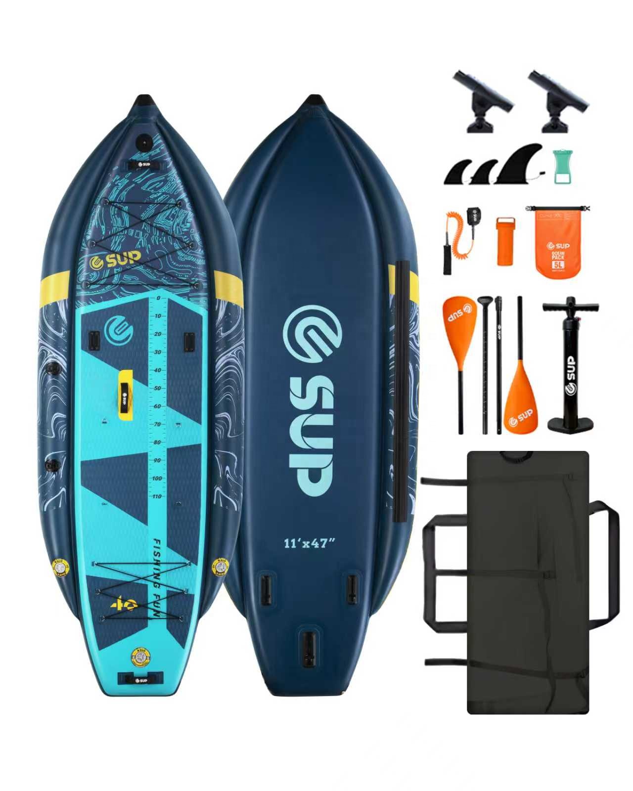 Kayak Gonfiabile da Pesca con  - Fishing Kayak Rod Holder recensione e prezzo